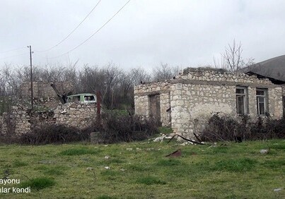 Кадры из села Диваналылар Физулинского района (Видео) 