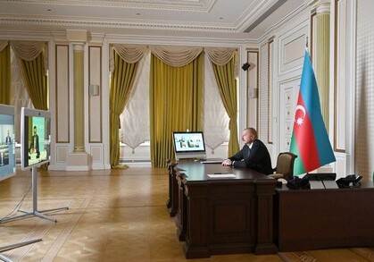Президент Ильхам Алиев встретился в формате видеоконференции с гендиректором ВОЗ (Фото-Обновлено)