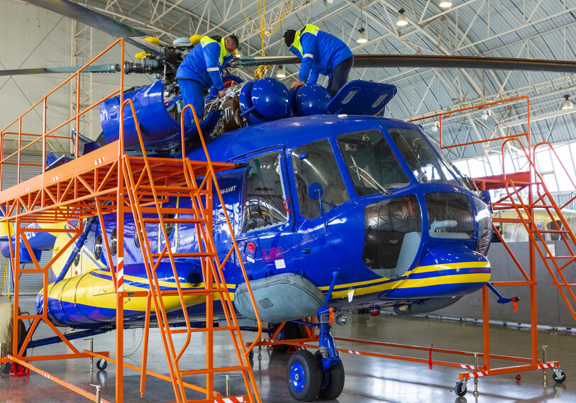 В Азербайджане завершен капремонт еще одного вертолета российского производства (Фото)