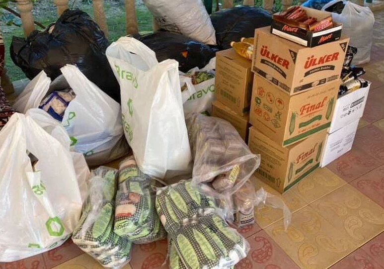 Проживающие в Грузии азербайджанцы направили семьям шехидов продовольственную помощь