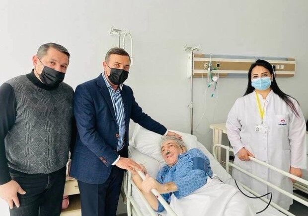 Мянсум Ибрагимов навестил Рямиша в больнице (Фото)