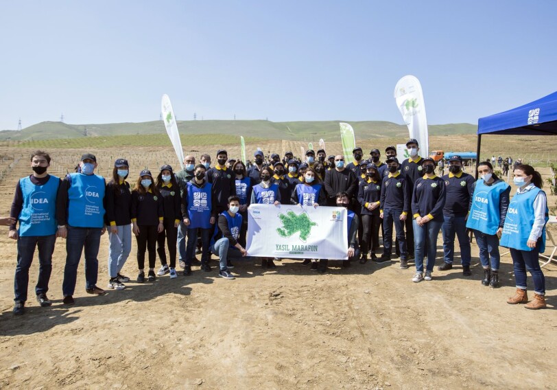 «Зеленый марафон»: Азербайджанские таможенники присоединились к акции по посадке деревьев  (Фото)