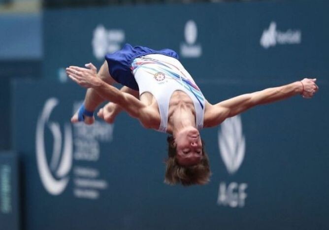 Азербайджан заявил 9 гимнастов на чемпионат Европы по прыжкам на батуте и тамблингу