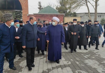 Начался визит глав религиозных общин Азербайджана в Агдам (Фото)