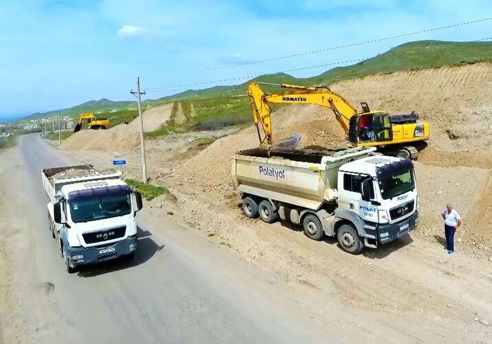 Начато строительство автомобильных дорог Худаферин-Губадлы-Лачин и Ханлыг-Губадлы (Фото-Видео-Добавлено)