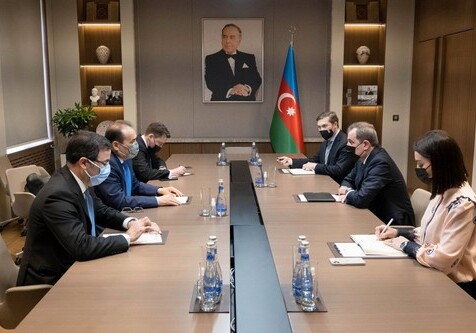 Глава МИД Азербайджана встретился с генсеком Тюркского совета (Фото)