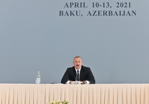 Ильхам Алиев: «Несмотря на достижение прекращения огня, остается еще много вопросов, связанных с конфликтом»