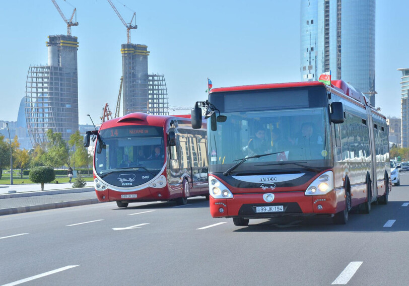 В Баку меняется схема движения автобусов по 8-ми маршрутам