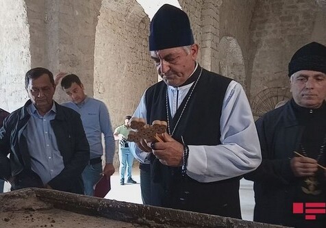 Члены албано-удинской общины посетили древний албанский храм в Туге (Фото-Видео)