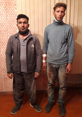 Вооруженный инцидент на азербайджано-иранской границе: задержаны двое нарушителей (Фото)