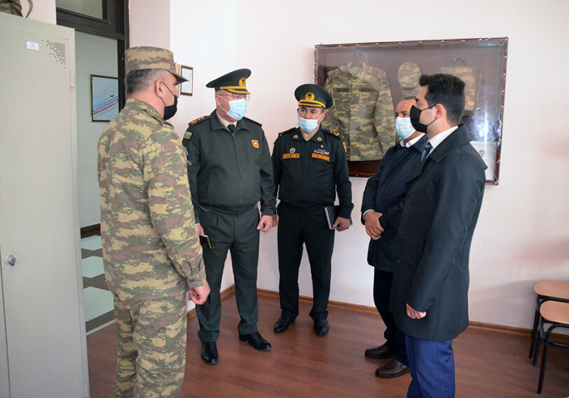 Представители Аппарата Омбудсмена Азербайджана посетили военно-учебные заведения (Фото)