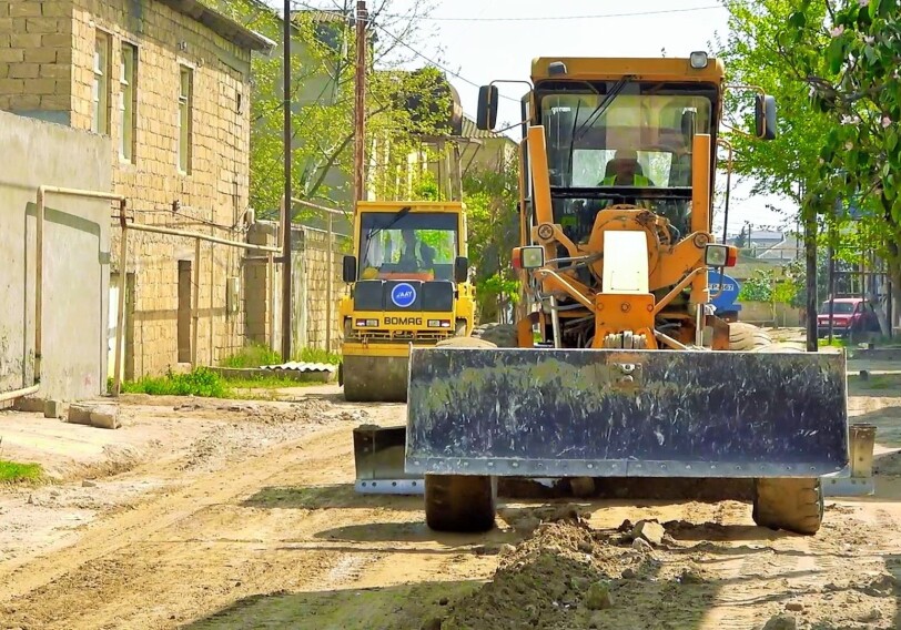 ГААДА отремонтирует дороги трех поселков Хазарского района Баку (Фото)