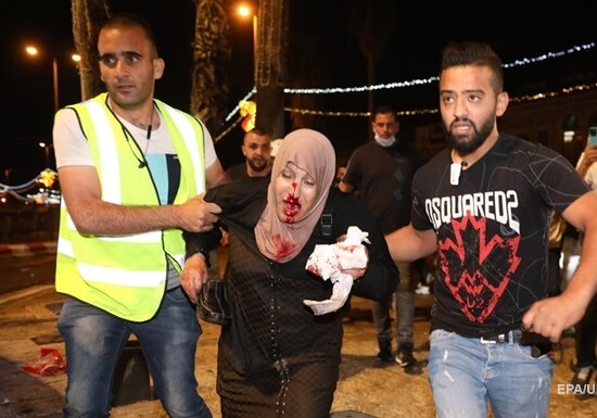 Беспорядки в Иерусалиме: около 90 палестинцев получили травмы