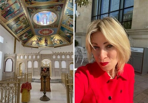 Мария Захарова опубликовала в Facebook фотографии собора Рождества Пресвятой Богородицы в Баку