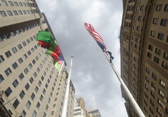 Флаг Азербайджана будет поднят в США