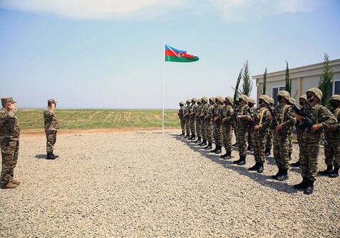На освобожденных территориях Азербайджана прошла церемония открытия новых воинских частей (Фото-Видео)