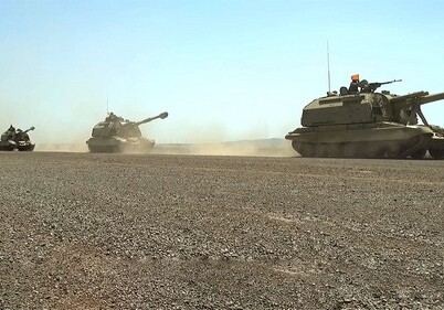 Части Азербайджанской армии, привлеченные к учениям, занимают районы сосредоточения (Видео)