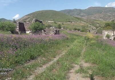 Кадры из села Шихлар Джебраильского района (Видео)