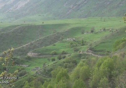 Кадры из села Заллар Кяльбаджарского района (Видео)
