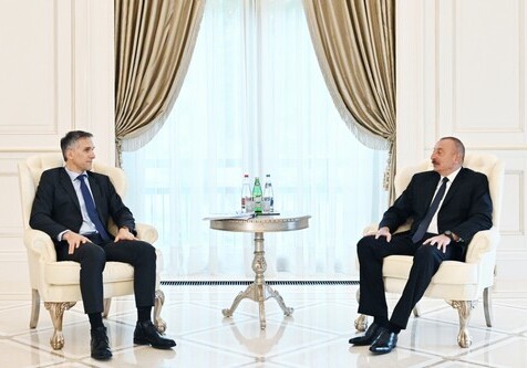 Президент Азербайджана принял генерального исполнительного директора Signify (Обновлено)