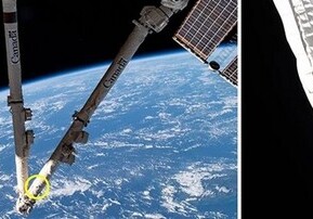 На МКС обнаружили пробоину от космического мусора