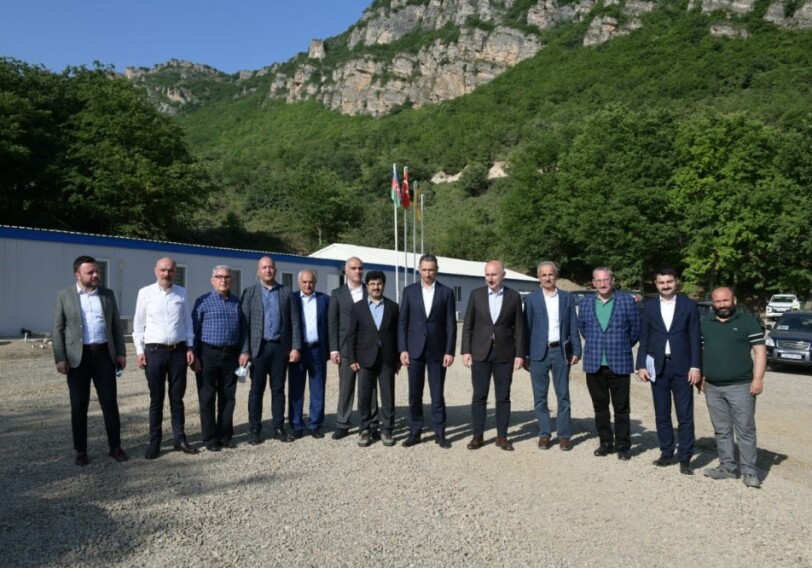 Министры транспорта Азербайджана и Турции посетили наши освобожденные территории (Фото)