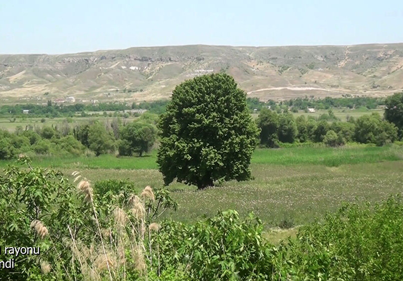 Видеокадры из села Тинли Губадлинского района