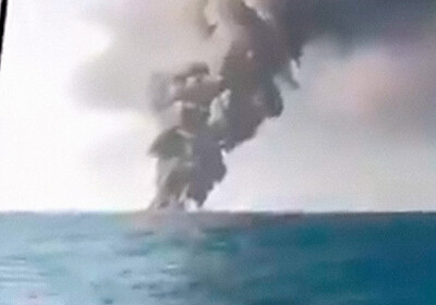 Крупнейший военный корабль Ирана потонул