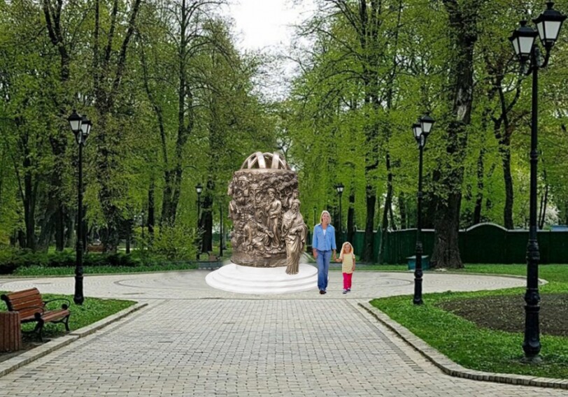 Подготавливается эскиз композиции памятника Низами Гянджеви в Киеве