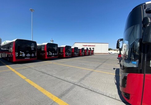 В Баку запустили экспресс-автобусы для болельщиков Евро-2020 (Фото)