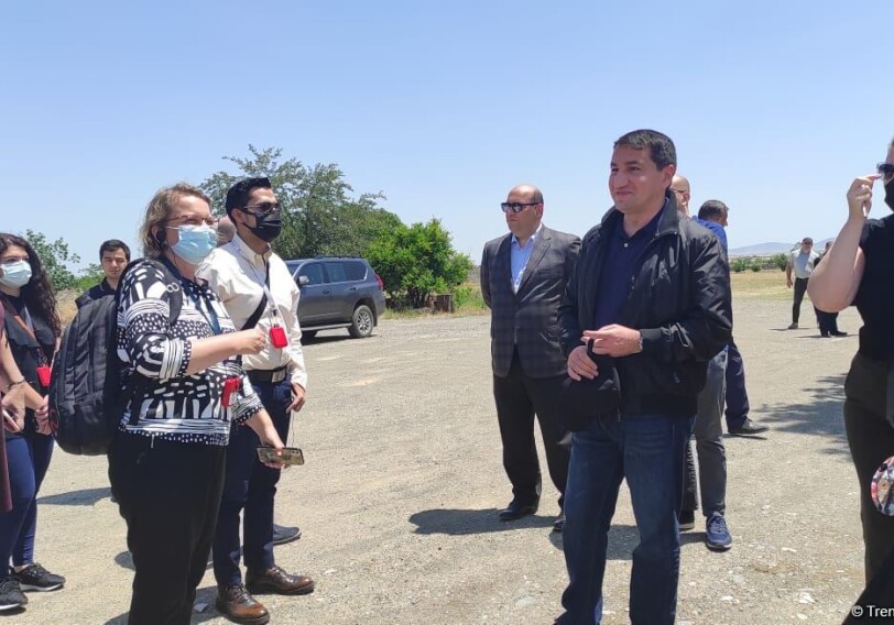 Иностранные дипломаты посетили разрушенный армянами комплекс «Имарет» в Агдаме - Реконструкция города уже началась (Фото-Добавлено)