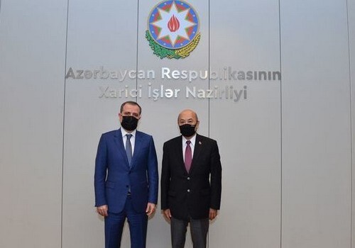 Джейхун Байрамов встретился с послом Монголии (Фото)