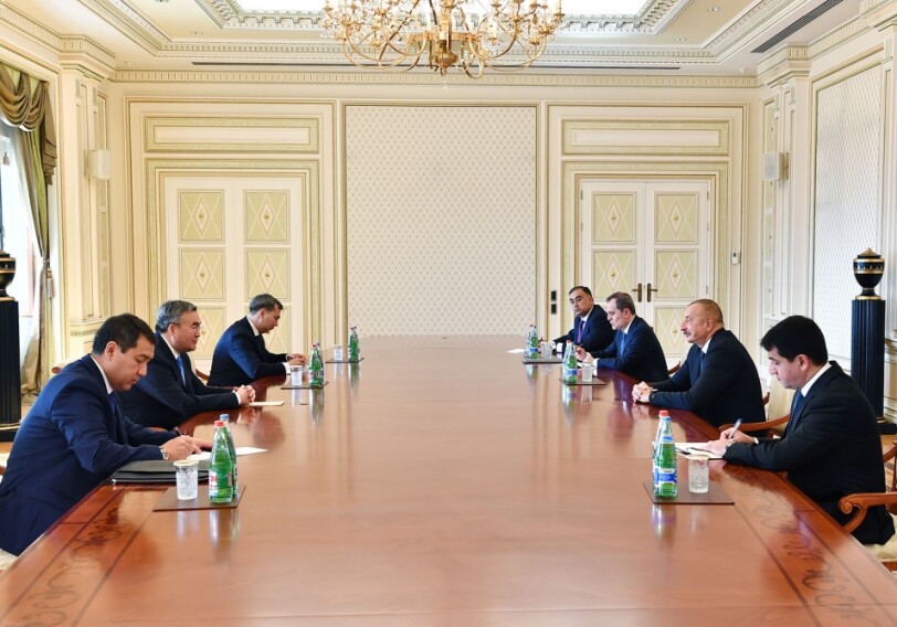 Президент Ильхам Алиев принял заместителя премьер-министра Казахстана (Фото)