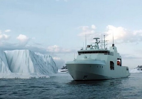 Королевский флот Канады принял на вооружение первый в мире военный ледокол (Видео)