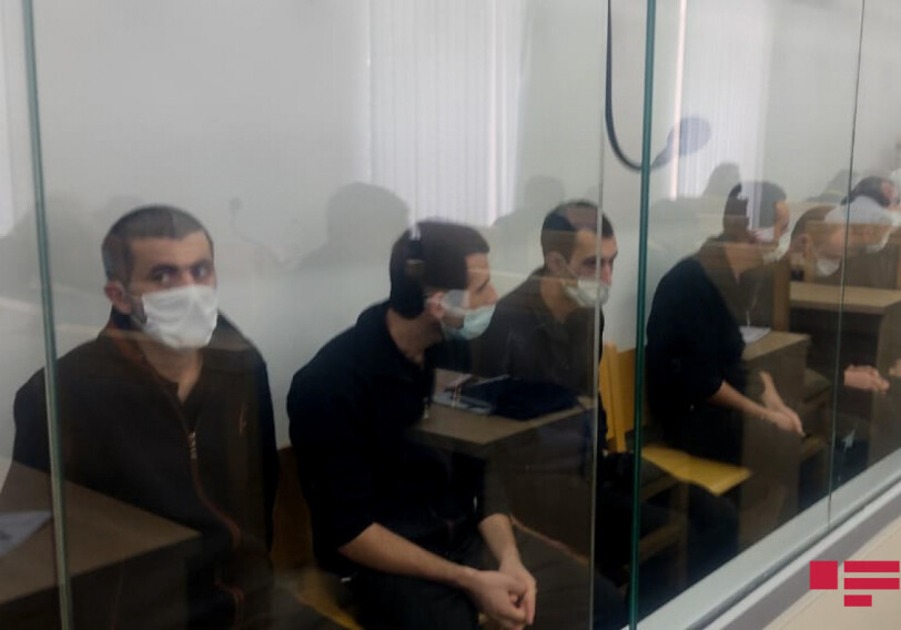 Члены армянской террористической группировки дали показания в  Бакинском суде (Фото)