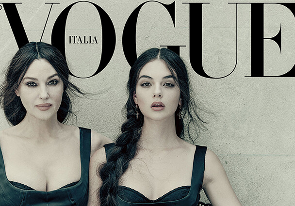 Моника Беллуччи снялась для обложки Vogue с дочерью Девой (Фото)