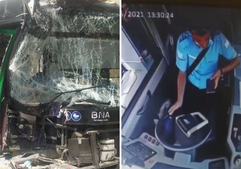 Стали известны причины крупной аварии с автобусом BakuBus: водитель «заигрался» телефоном (Видео)