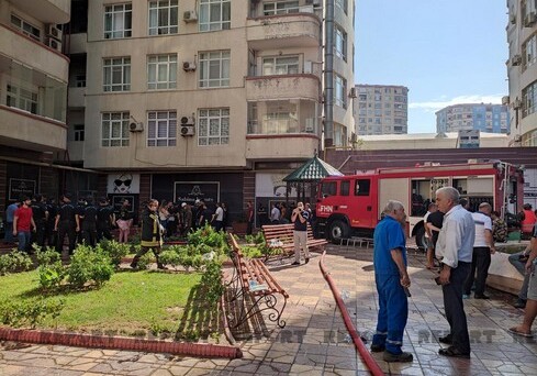 В Баку произошел пожар в 16-этажном жилом доме (Фото-Видео-Обновлено)