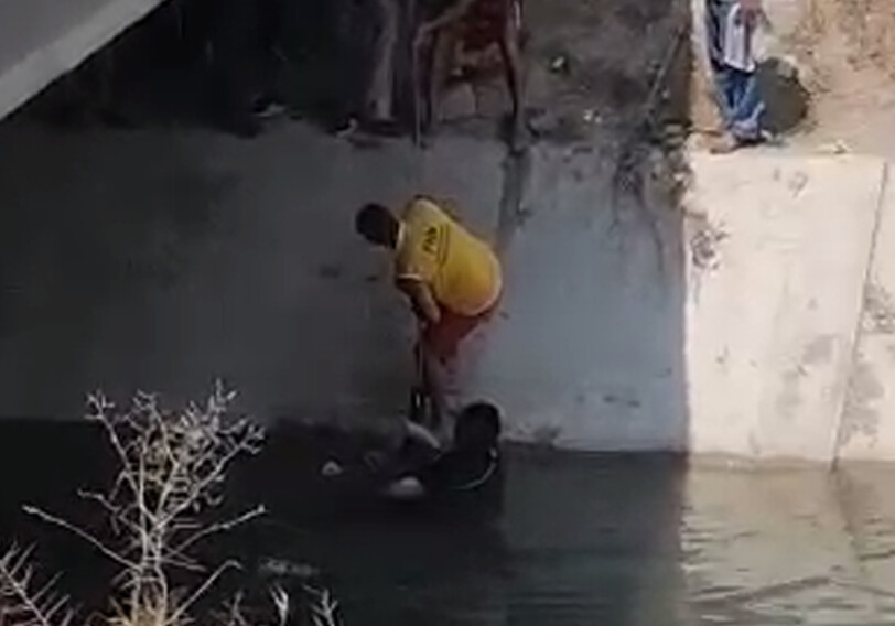 В Самур-Абшеронском канале утонул человек (Видео) 