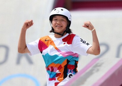 13-летняя японка завоевала «золото» Олимпиады-2020