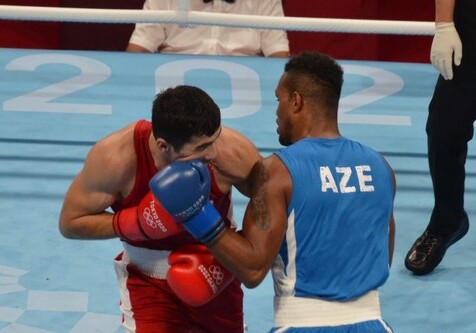 Азербайджанский боксер вышел в четвертьфинал Олимпиады-2020 (Фото)