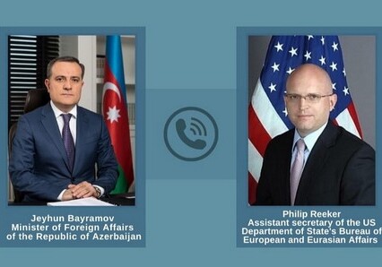 Джейхун Байрамов провел телефонный разговор с помощником госсекретаря США