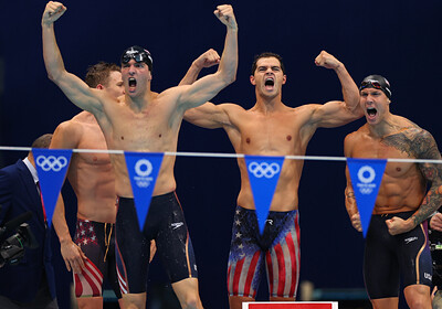 Cборная США по плаванию установила мировой рекорд на Олимпиаде в Токио