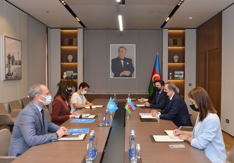 Глава МИД Азербайджана принял нового резидента-координатора ООН (Фото)