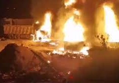 Взрыв танкера в Ливане унес жизни 20 человек (Видео)