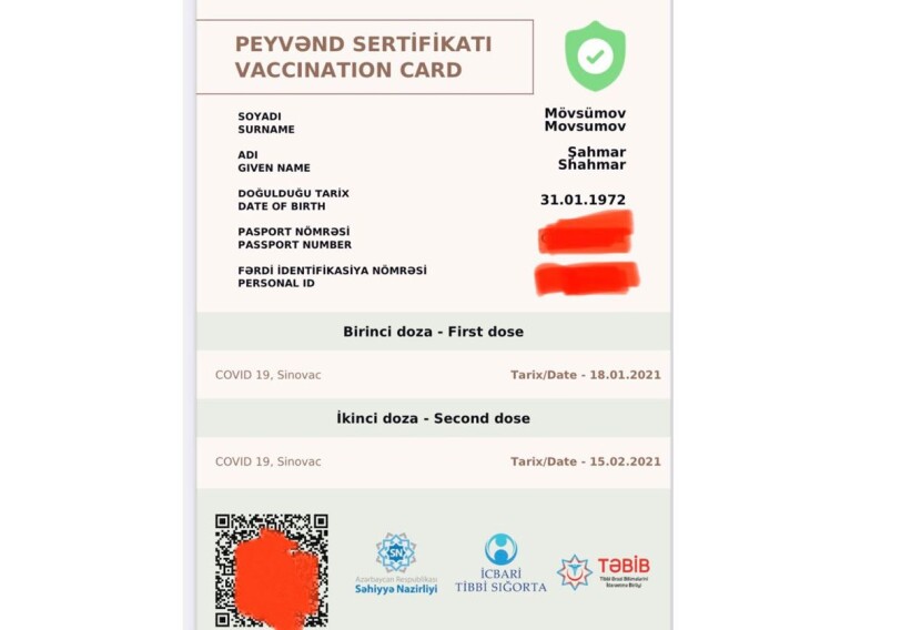 В Азербайджане с сегодняшнего дня соцуслугами могут воспользоваться только обладатели COVID-паспортов