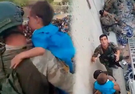 Как азербайджанские миротворцы спасали афганских детей (Видео)
