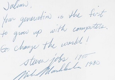 Инструкция к Apple II с подписью Стива Джобса ушла с молотка за $787 тысяч