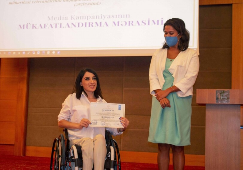Завершена медиа-кампания в рамках совместного проекта правительства Азербайджана и ООН по обеспечению благополучия людей с ограниченными возможностями (Фото)