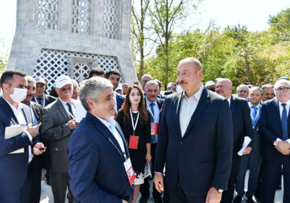 Ильхам Алиев: «Решение о возведении в городе Шуша мавзолея Моллы Панаха Вагифа принял Гейдар Алиев» (Видео)